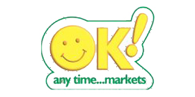 OK ANY TIME MARKET - Η ΟΚ Α.Ε.  διαχειρίζεται τα σήματα των καταστημάτων ΟΚ! και smart OΚ!. Πρόκειται για καταστήματα τροφίμων 50- 90 τμ τα οποία λειτουργούν από τις 7 το πρωί μέχρι τις 11 το βράδυ 7 μέρες την εβδομάδα. Τα καταστήματα διακινούν περίπου 3.000 επώνυμα προϊόντα κυρίως γαλακτοκομικά και είδη παντοπωλείου. Περίπου το 80% των προϊόντων αυτών διακινούνται από τις κεντρικές αποθήκες της εταιρείας σε τεμαχιακές παραδόσεις μέχρι και 3 φορές την εβδομάδα. Άξονες ανάπτυξης της εταιρείας για τα επόμενα 2 χρόνια θα είναι η πόλη της Αθήνας και της Θεσσαλονίκης.