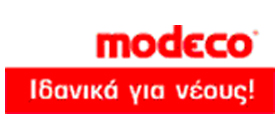 MODECO - Η modeco είναι πρωτοπόρος εταιρία στον χώρο κατασκευής παιδικών και νεανικών επίπλων από το 1980. Κύρια μέριμνα της είναι η παροχή προϊόντων και υπηρεσιών υψηλών προδιαγραφών. Η φιλοσοφία της στηρίζεται στον πρωτοποριακό σχεδιασμό, στη λειτουργικότητα των προιόντων και στην ιδανική σχέση ποιότητας-τιμής. Στην γκάμα των προϊόντων της εταιρίας περιλαμβάνονται αρκετές λύσεις σε ντουλάπες, καναπέδες,τραπεζαρίες, μικροέπιπλα,εξοπλισμό γραφείων και ξενοδοχείων.